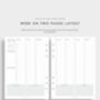 Mid Year 2025 2026 A5 Life Planner Inserts • Week On Two Pages, thumbnail 2 of 7