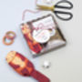 Diy Otter Handwarmer Doll Craft Kit Red, thumbnail 2 of 2