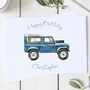 Personalised Land Rover Birthday Card, thumbnail 2 of 2