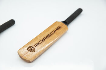 Personalised Cricket Bat Mini With Optional Stand, 4 of 8