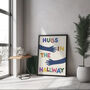 Hugs In The Hallway Print | Entryway Poster, thumbnail 3 of 3