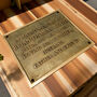 Custom Bronze Memorial Plaque With Raised Lettering, thumbnail 3 of 9