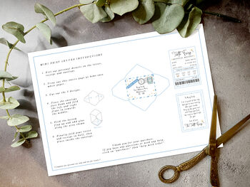 Personalised Mini Tooth Fairy Letter Blue Print At Home, 4 of 5