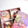 Personalised Wild Flower Biscuit Gift Box And Wild Flower Greetings Card, thumbnail 1 of 8