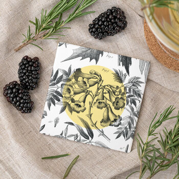 Botanical Coasters Pack Of Four, 5 of 9