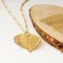 Small Aspen Leaf Necklace, thumbnail 4 of 11