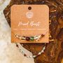 Faceted Crystal Intention Beaded Bracelet, thumbnail 5 of 12