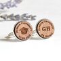 Personalised Graduation Cufflinks University Gift, thumbnail 1 of 3
