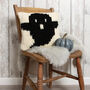Black Cat Cushion Cover Knitting Kit, thumbnail 5 of 9