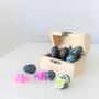 Wooden Chest With Six Hatching Dinosaur Eggs, thumbnail 5 of 5