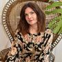 'Daphne' Black, Rose And Gold Floral Baroque Button Down Shirt, thumbnail 4 of 5