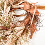 Dried Ruscus Amaranth Wreath With Bunny Tails, thumbnail 4 of 5