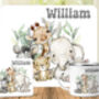 Kids Personalised Animals Placemat, Coaster And Mug Dinner Set, thumbnail 1 of 4