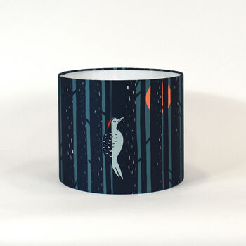 Woodpecker Forest Lampshade, 3 of 3