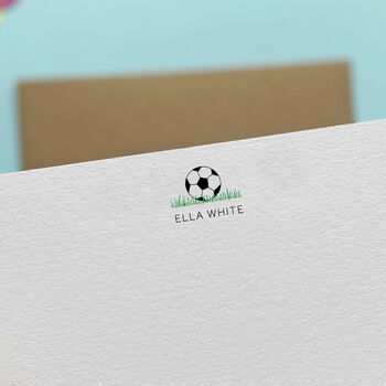 Personalised Football Correspondence Cards / Notelets, 3 of 9