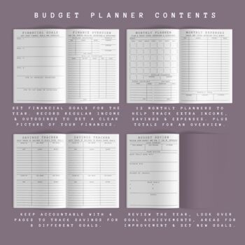 Budget Planner | Savings And Expense Tracker, 3 of 4