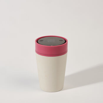 Circular Leakproof And Lockable Reusable Cup 8oz Pink, 5 of 9