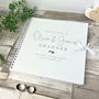 Personalised Wedding Script Text Memory Scrapbook / Guest Book, thumbnail 2 of 6