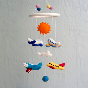 Felt Aeroplane Or Space Mobile, 2 of 2