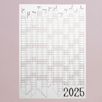 2025 Year Planner B+W Wall Calendar, 2 of 8