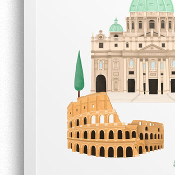 Personalised Rome City Print, 5 of 6
