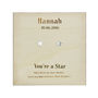 'You're A Star' Personalised Stud Earrings, thumbnail 3 of 8