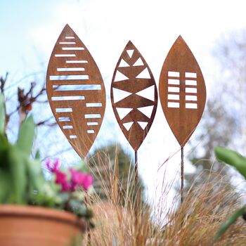 Rusty Modern Garden Art By Coach House Forge