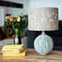Hedgerow Flowers Linen Drum Lampshade, thumbnail 1 of 6
