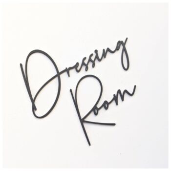 'Dressing Room' Wooden Wall Sign, 4 of 4