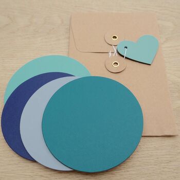 Set Of Six Leather Coasters, 9 of 12