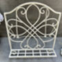 34cm White Distressed Metal Cookbook And Recipe Stand, thumbnail 4 of 12
