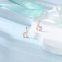 Sterling Silver Tiny Giraffe Stud Earrings, thumbnail 7 of 12