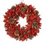 Winter Flowers Luxury Christmas Wreath, thumbnail 2 of 6