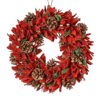 Winter Flowers Luxury Christmas Wreath, 2 of 6