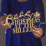 Personalised Wooden Christmas Reindeer Family Sign, thumbnail 3 of 7