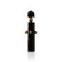 Black Marble Candle Holder With Brass Tiger Heads, thumbnail 2 of 2