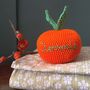 Personalised Crocheted Clementine Rattle New Baby Gift, thumbnail 5 of 7
