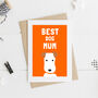 'Best Dog Mum' Greetings Card, thumbnail 1 of 3