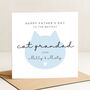 Personalised Cat Grandad Father's Day Card, thumbnail 2 of 7