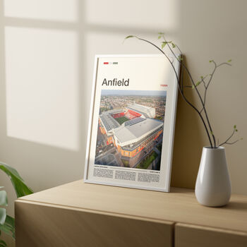 Liverpool Fan Gift Anfield Stadium Print, 7 of 10