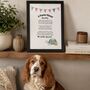 Personalised Pet Poem Print, thumbnail 4 of 12