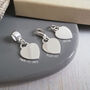 Sterling Silver Engraved Heart Charm, thumbnail 2 of 7