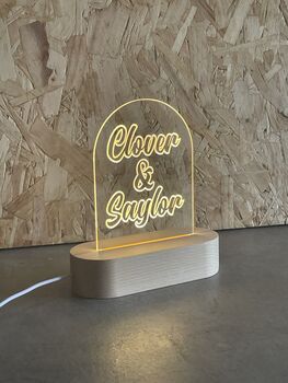 Personalised LED Light For Home, 2 of 6