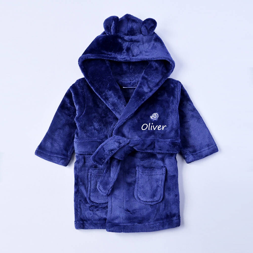 Personalised Christmas Baby Dressing Gown By KEEDD