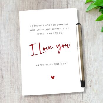 Valentines Day Card Love And Support, 5 of 7