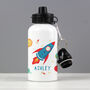Personalised Kids Rocket Water Bottle, thumbnail 3 of 4