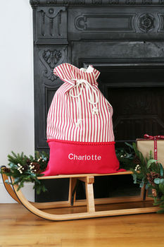 Luxury Personalised Christmas Santa Sack, 4 of 11