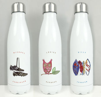 Make It Your Own Personalised Thermal Water Bottle, 2 of 10
