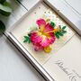 Handmade Wedding Money Wallet Hibiscus Flower, thumbnail 5 of 6