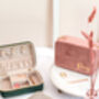 Personalised Velvet Travel Jewellery Box, thumbnail 8 of 11